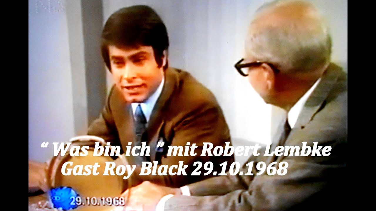 WAS BIN ICH Gast Roy Black 1968 NIKOVIDEO BLIESHEIM