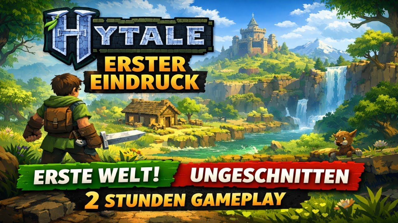 Hytale – Mein erster Eindruck | Erste Welt & erste Erkundung (Ungeschnitten)