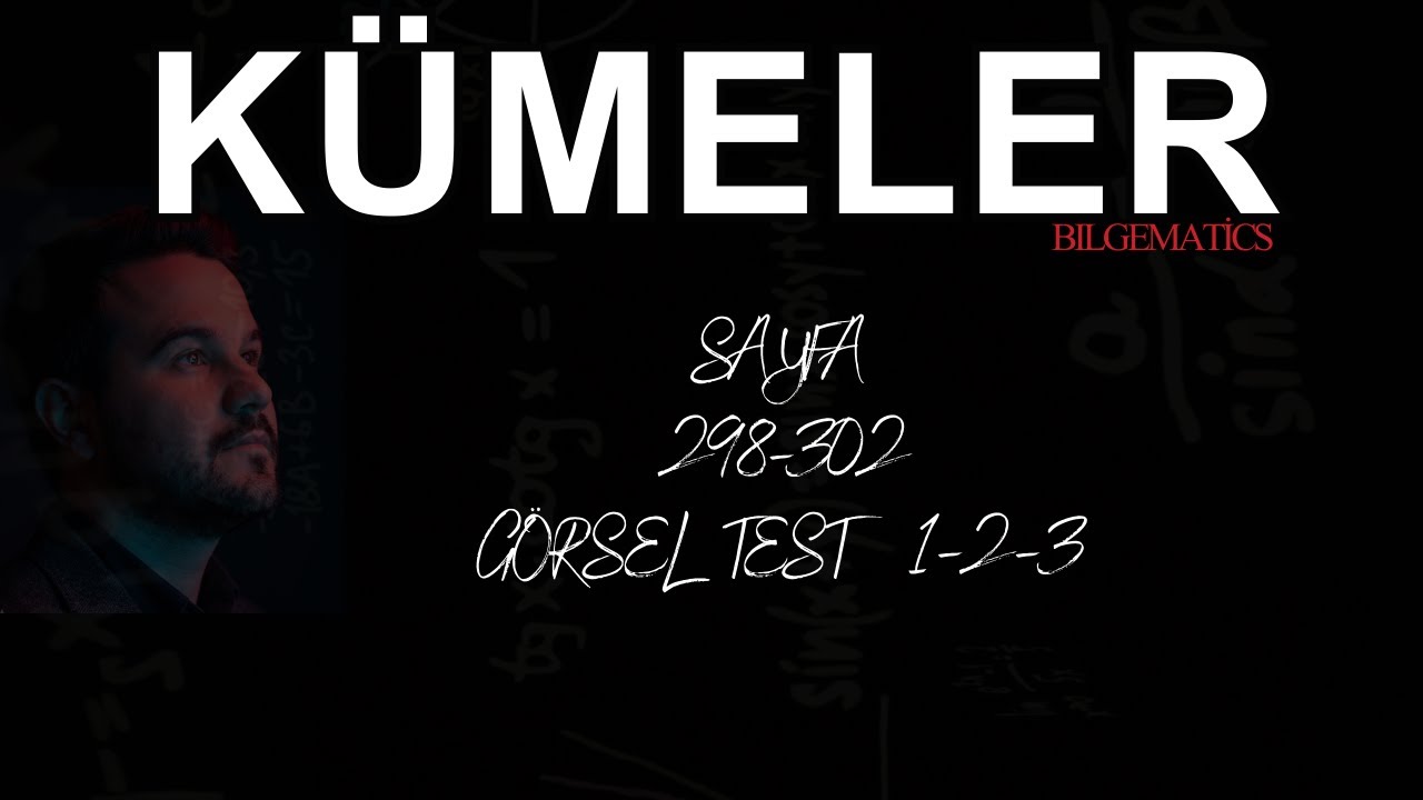 📘 TYT Matematik | Kümeler | Acil Yayınları 2025-26 Sayfa 298-302 GÖRSEL TEST 1-2-3