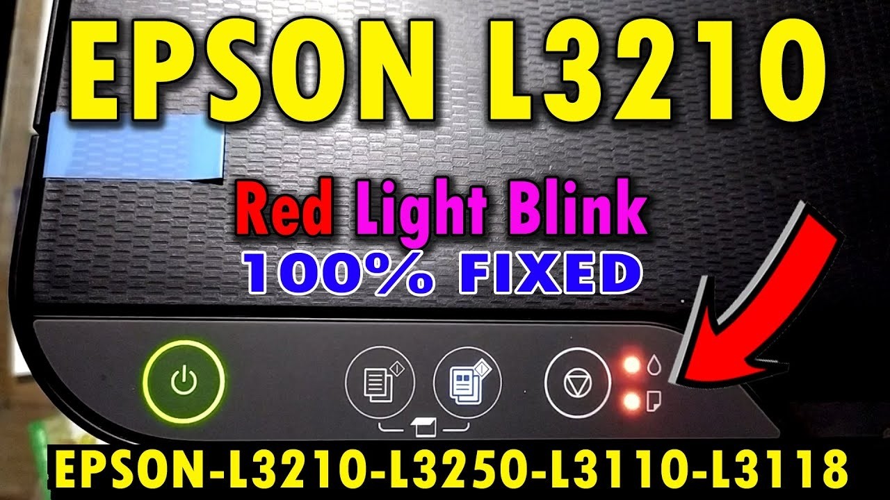 Epson Printer Red Light Blinking Problem – Live Fix 🔴