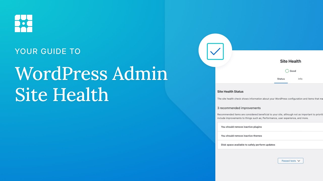 How to check your WordPress Admin Site Health