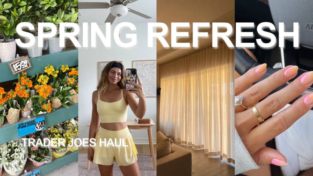 new fridge, new recipes, new nails, new curtains | spring refresh!!