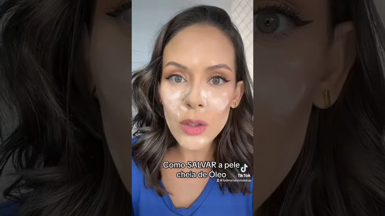 Pele Oleosa derrete maquiagem #makeup #automaquiagem