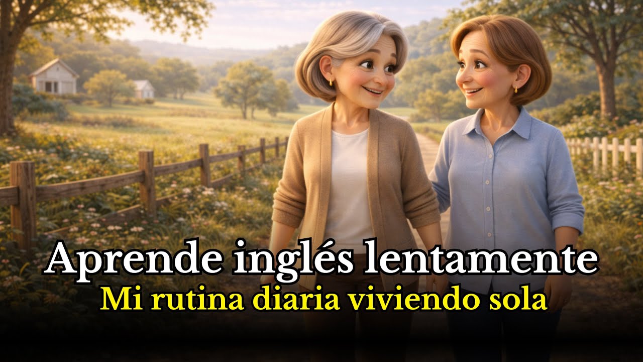 ⭐ Viviendo sola, un día a la vez | Historia tranquila en inglés con rutina diaria (A1)