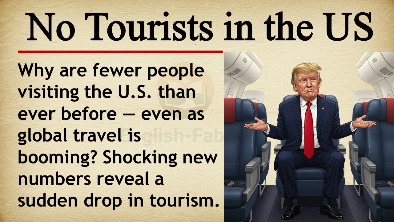 No Tourists in the US || 🇺🇸🚫 Learn English Through Story Level 2 || Graded Reader 🎧