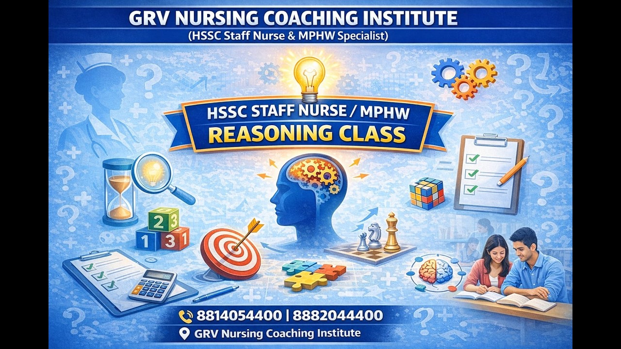 HSSC / DMER STAFF NURSE/MPHW REASONING
