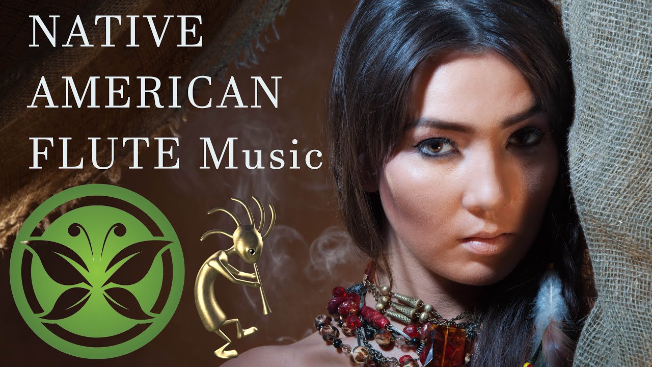 Native American  Flute - Relaxing Sleep Music 4K Video River Natural sound