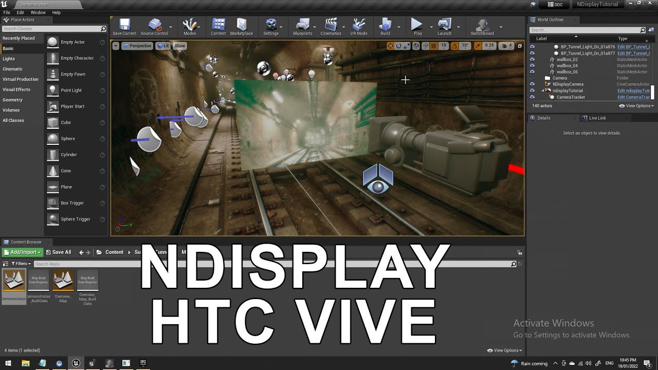 nDisplay with Vive Tracker in UE4 (Tutorial)