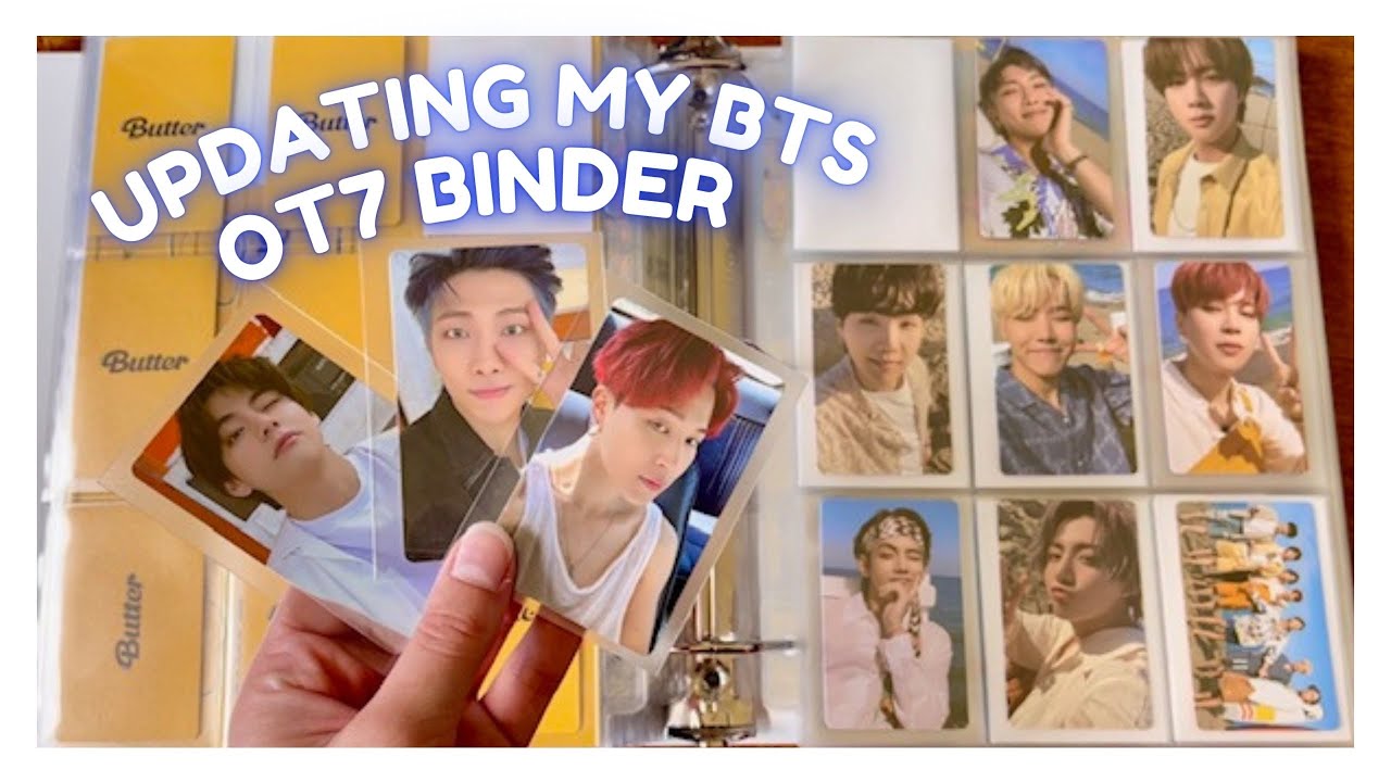 BTS OT7 Binder Sorting (update my binder with me #10)