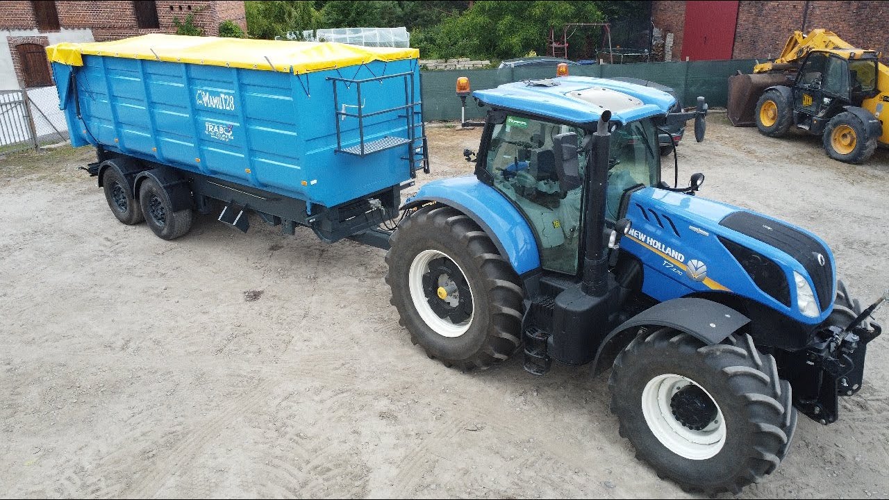 Nowy nabytek na żniwa 2022 🌾Przyczepa Trabo Mamut M28 💪 pod New Holland T7.270 🚜 Mega zestaw