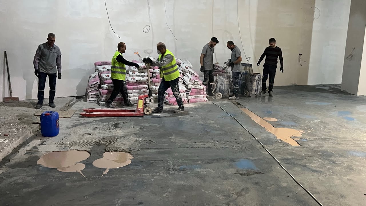 Self Leveling Şap - Akıllı Şap - Kendiliğinden Yayılan Şap  - sanatzemin.com