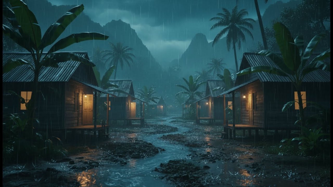 Rain Sounds for Sleeping 🌧️ Powerful Heavy Rainfall for Sleep, Anxiety Relief & High Quality Rest