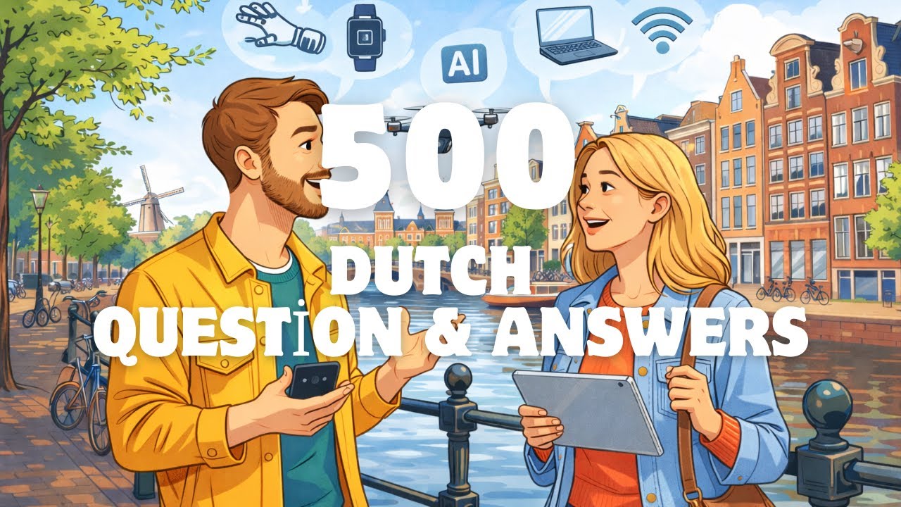 Slow Dutch Practice 🇳🇱 | 500 Questions & Answers | Listen & Repeat