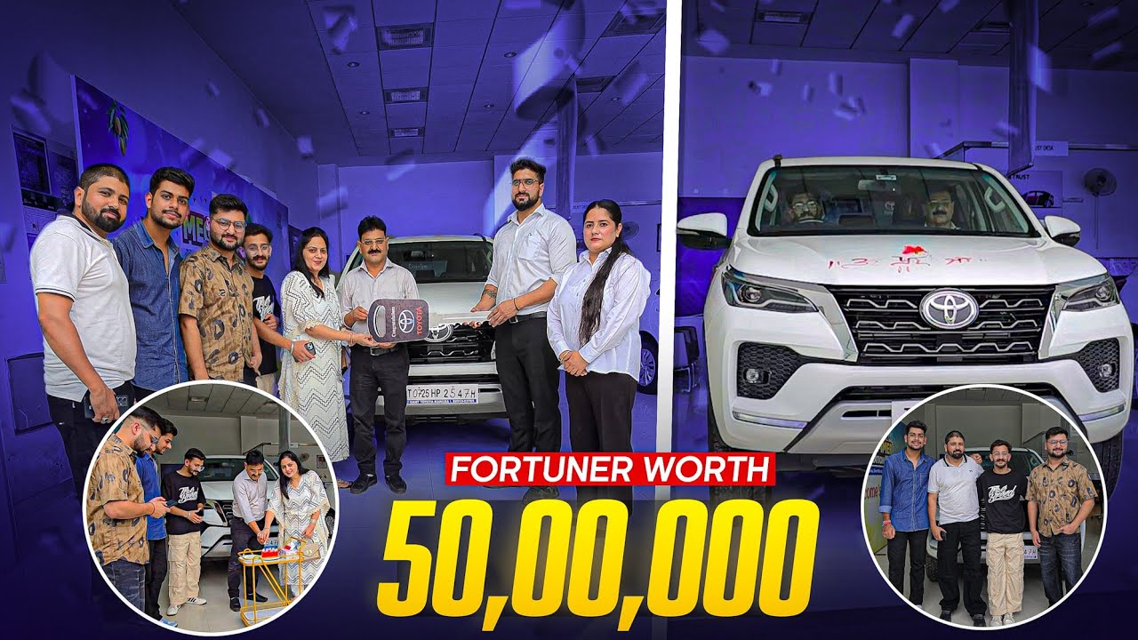 Taking Delivery of My Brand NEW Toyota Fortuner 😍🔥.Dream Come True.