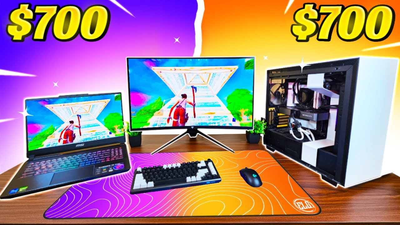 Игровой ноутбук за 700 долларов против игрового ПК за 700 долларов!