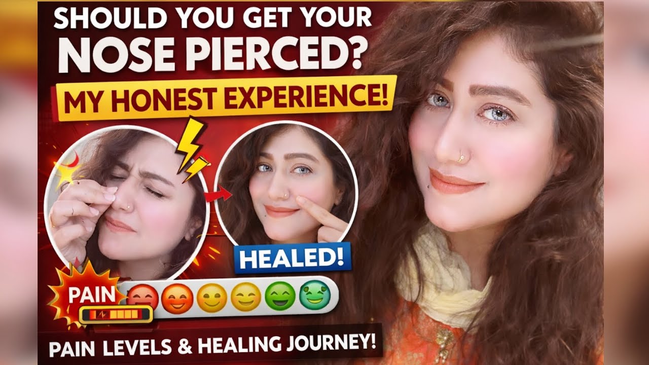 Nose Piercing Journey | Pain, Healing & Honest Experience 💎