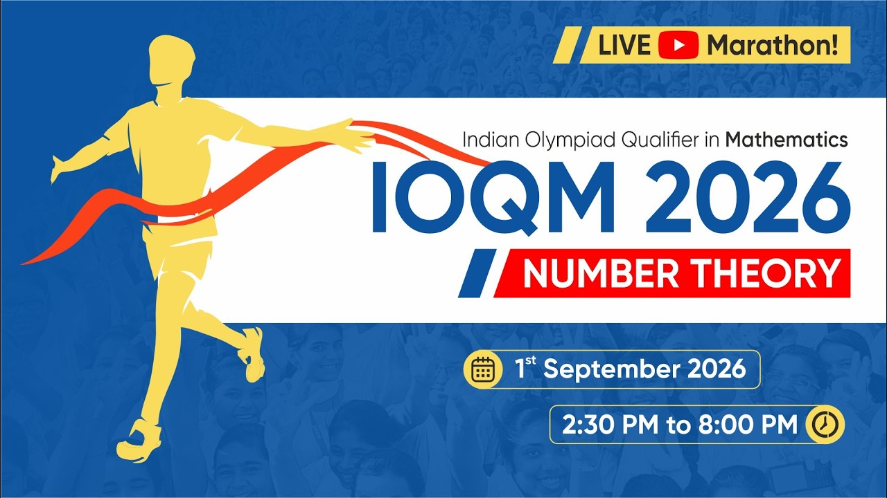 Number Theory for IOQM🔥| Indian Olympiad Qualifier in Mathematics | Live Marathon | ALLEN