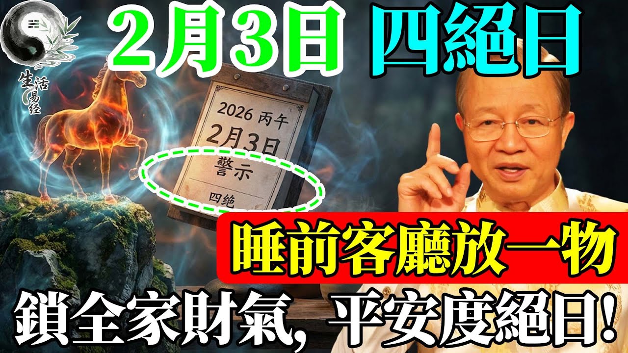 【2月3日·四絕日】明天就是立春！臘月十六這天，這件事打死都不能做  #易經智慧 #易經 #曾仕強 #正能量 #國學 #國學智慧 #人生哲理 #人生感悟 #風水 #因果