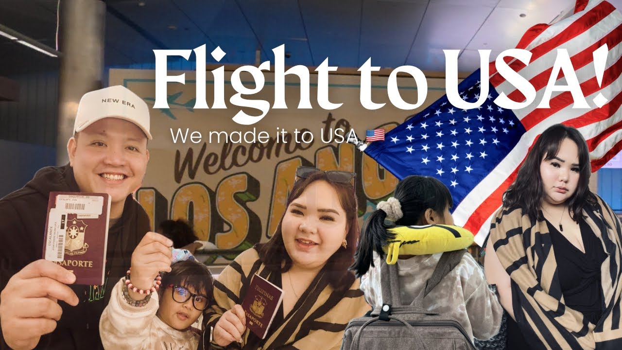Traveling to Los Angeles - for the first time | PAL MNL to LAX | PART 1
