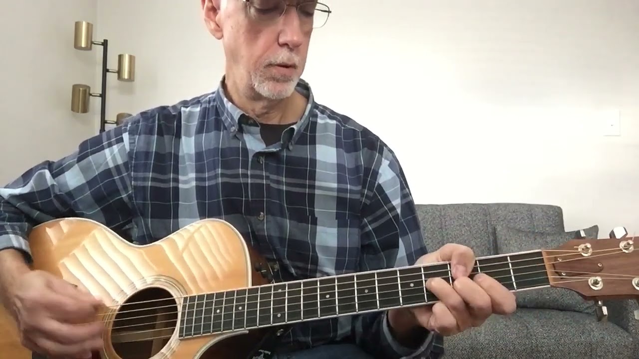 1st guitar lesson. Green River  🇺🇸 Jim Smith Acoustic Covers   CCR
