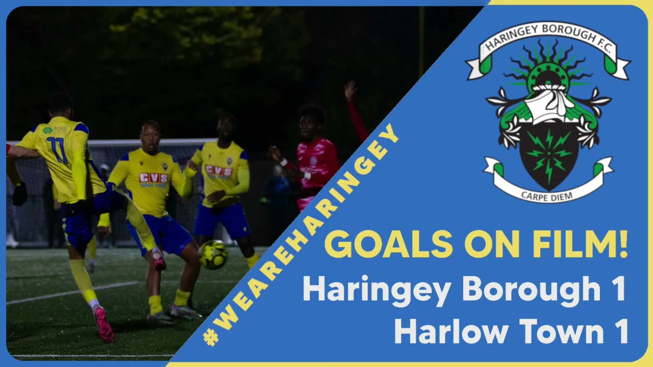 Haringey Borough 1-1 Harlow Town - 28/10/25 - Spartan South Midlands Football League