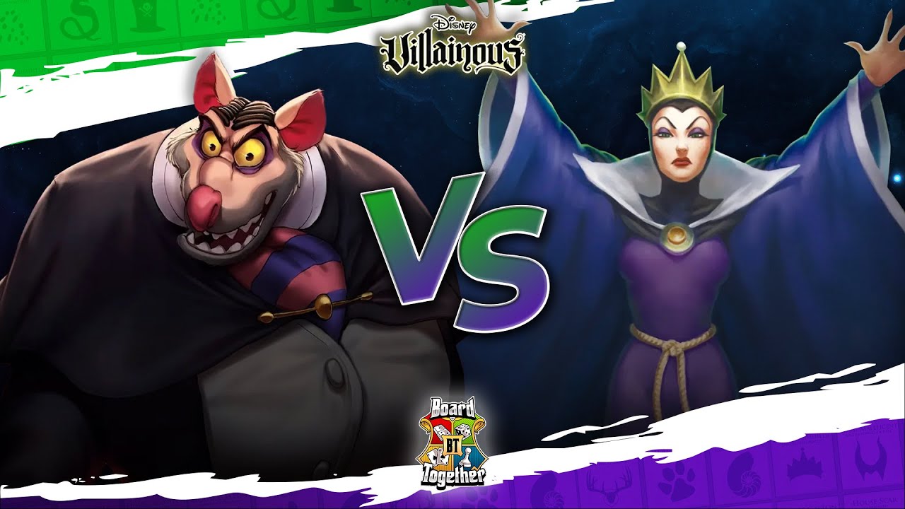 Ratigan vs Evil Queen | Board Together Villainous Tournament Round 1