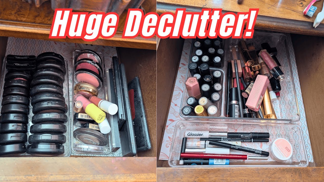Makeup Collection Declutter 2025 - Lipsticks, Palettes and more!