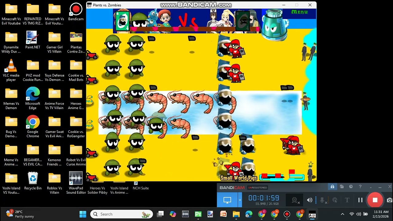 Pliot Preschool Vs Anime Minigames #10 Small World Pigs