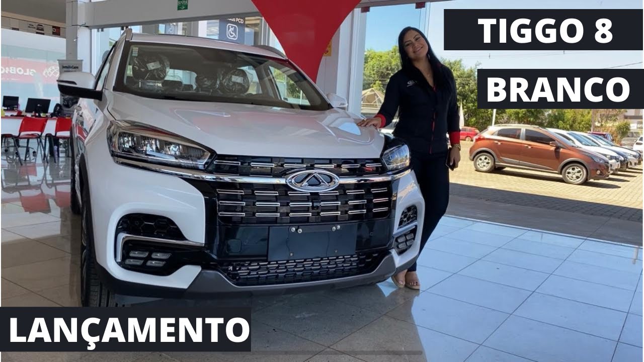 TIGGO 8 NA COR BRANCA, NOVO CARRO DA CAOA CHERY VEIO PRA LASCAR A CONCORRÊNCIA
