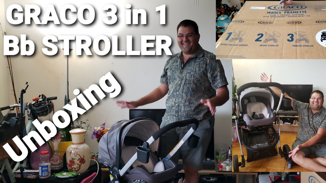 UNBOXING GRACO MODES PRAMETTE 3 in 1 TRAVEL SYSTEM w/ SNUGRIDE 