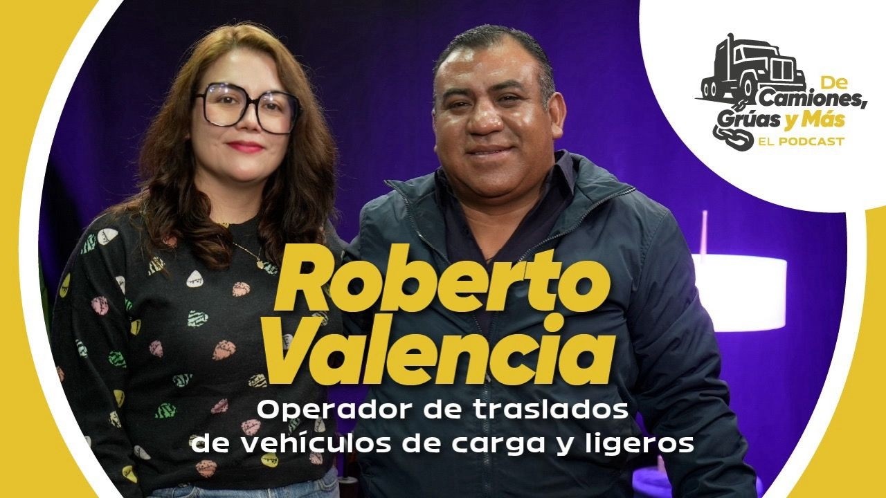 Roberto Valencia: Operador de traslados de vehículos de carga y ligeros.