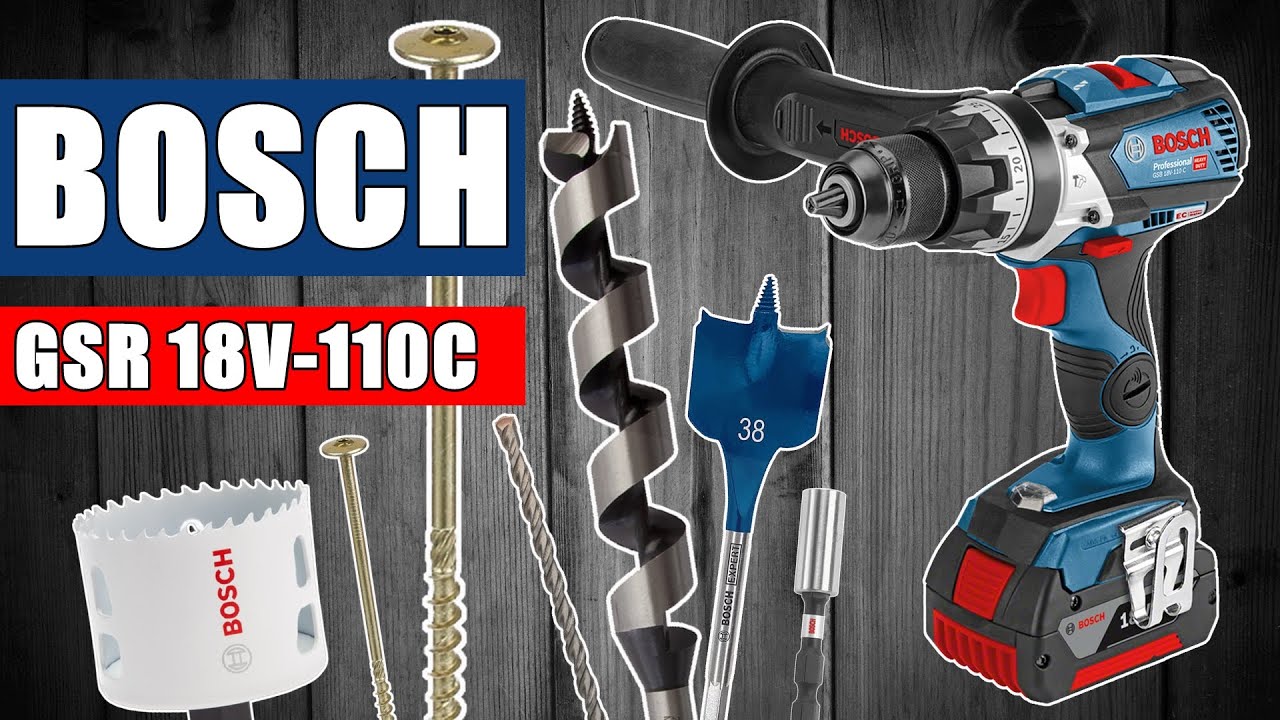 O super-bormasina! Bosch GSB 18V-110C, varful Bosch pe acumulatori de 18V