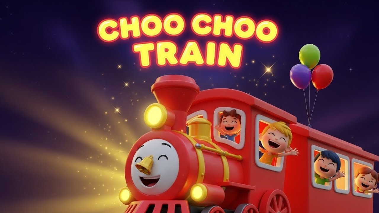 Train Choo Choo Ding Ding | Baby Songs & Kids Rhymes