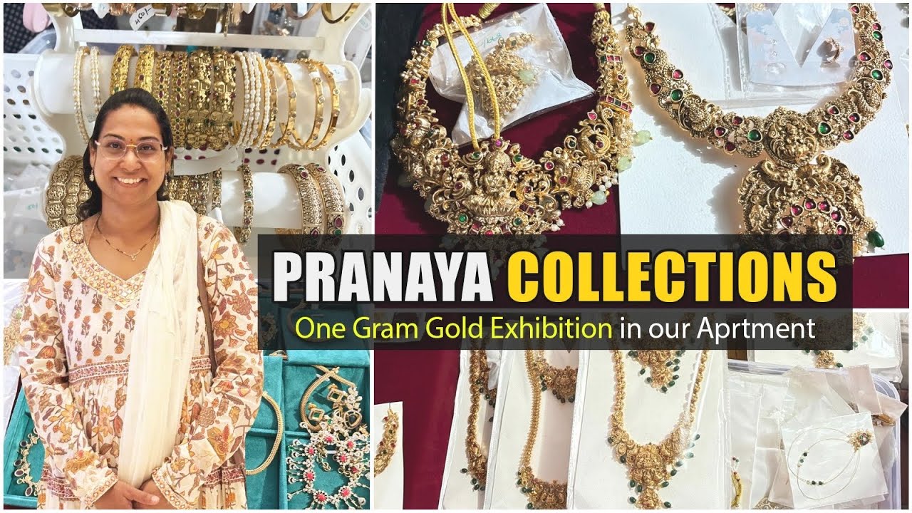 Pranaya Collections||1gram Gold Jewellery Exhibhition||Bridal Jewellery #jewellery #1gramgold#online