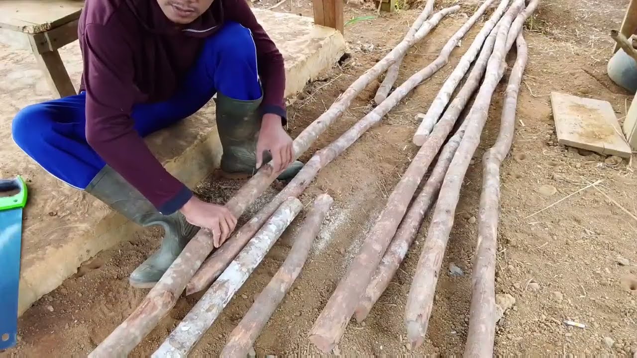 CARA PRAKTIS MEMBUAT PAGAR KEBUN DENGAN ALAT SPIRAL
