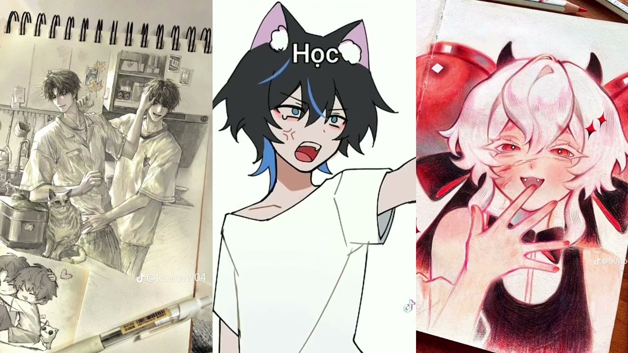 Tổng hợp các tik tok đại thần #art #artist #vetranh 🤧♥️♥️♥️👾