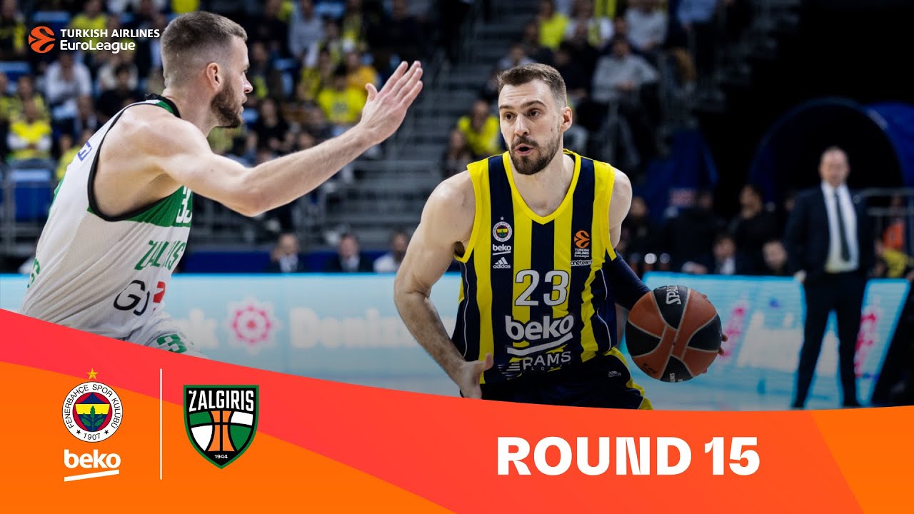 Fenerbahce Beko Istanbul-Zalgiris Kaunas | Round 15 Highlights | 2023-24 Turkish Airlines EuroLeague
