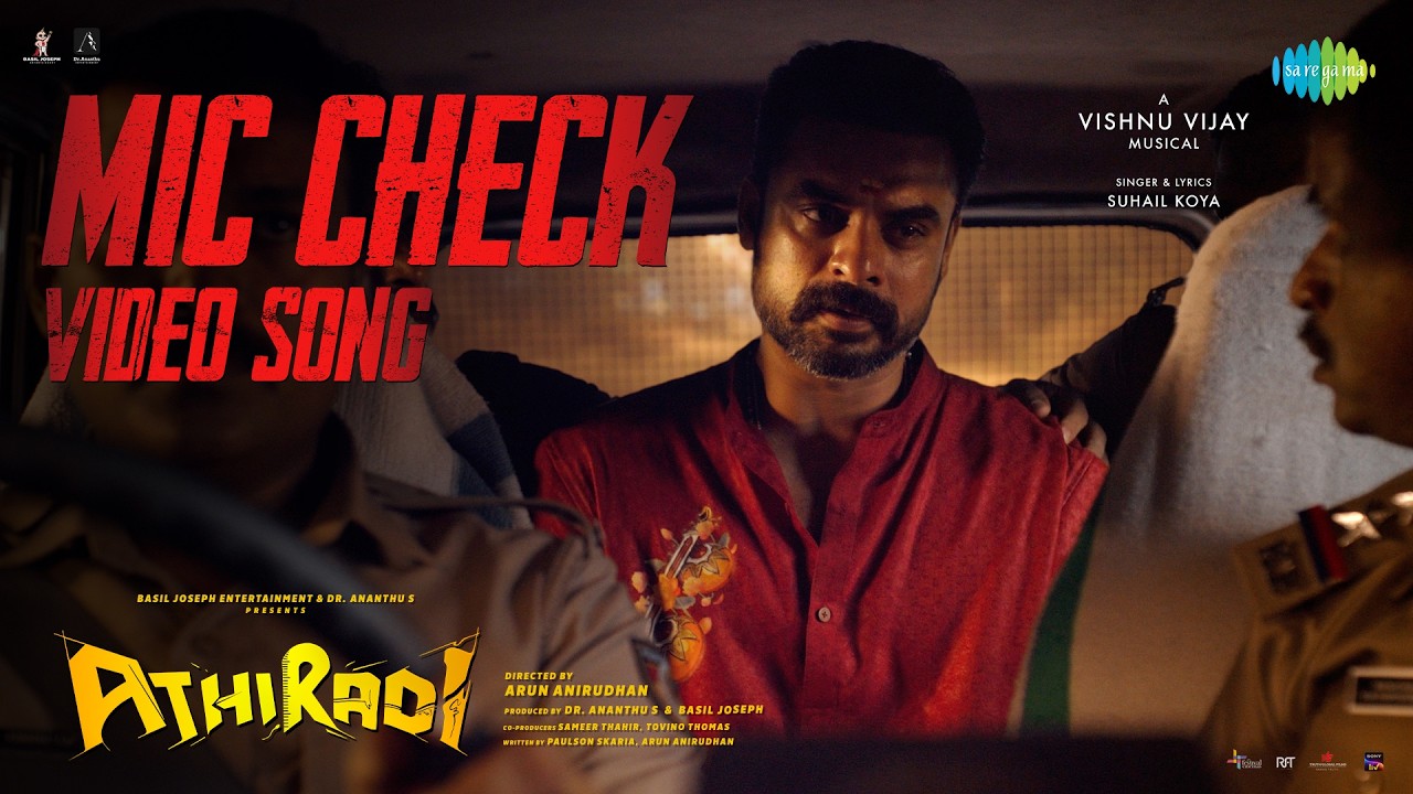 Mic Check - Video Song | Athiradi | Tovino Thomas | Basil Joseph | Vineeth Sreenivasan |Vishnu Vijay