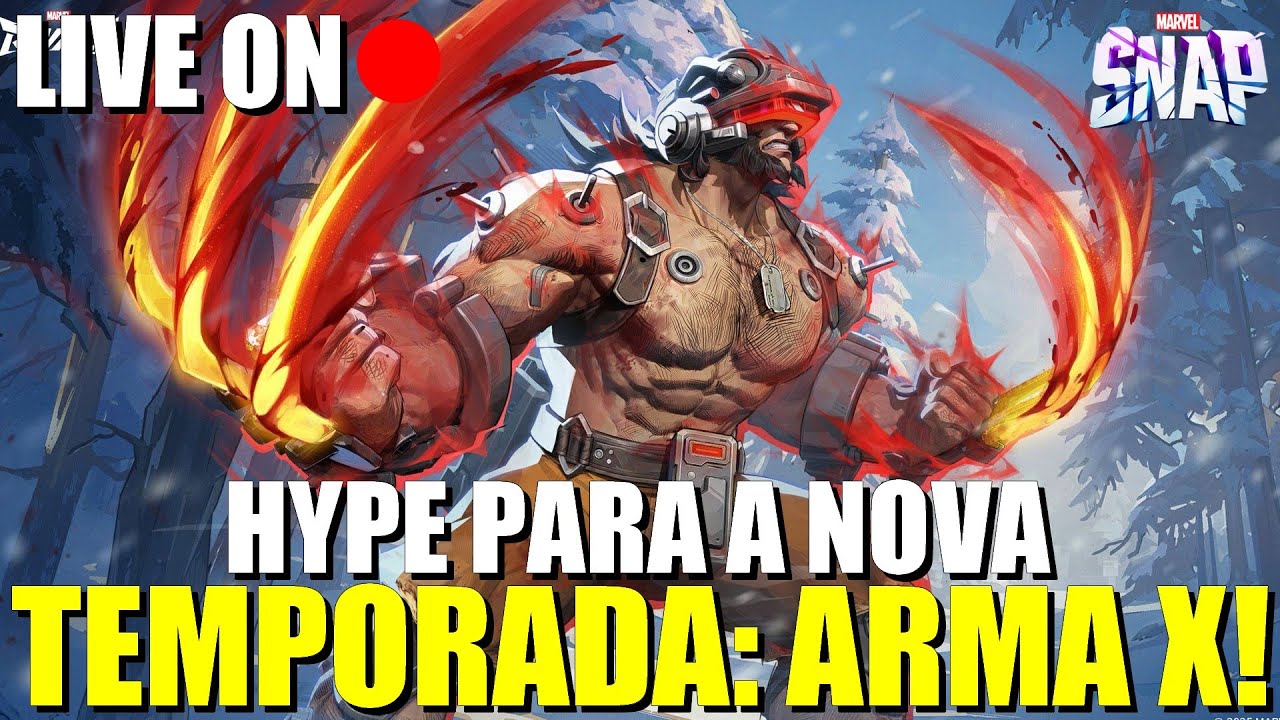 HYPE PARA A NOVA TEMPORADA DA ARMA X! | MARVEL SNAP |