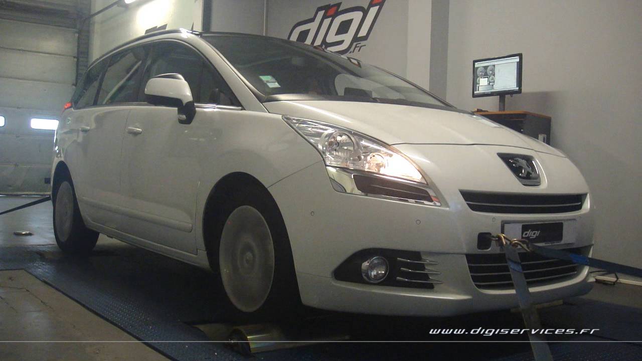 Peugeot 5008 1.6 hdi 112cv Reprogrammation Moteur @ 136cv Digiservices Paris 77 Dyno
