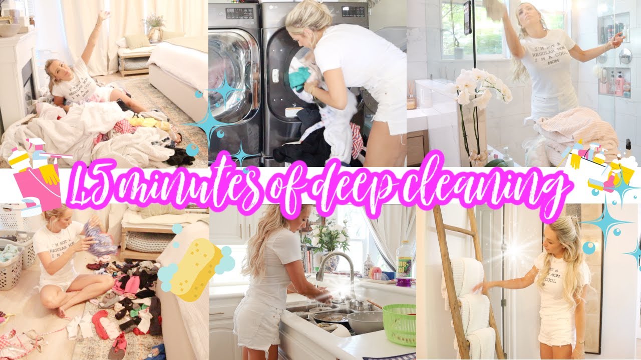 🫧 🧺 45 MINUTES OF DEEP CLEANING + 18 LOADS OF LAUNDRY 🧺 🫧  CHECKLIST TIPS TO GET IT ALL DONE