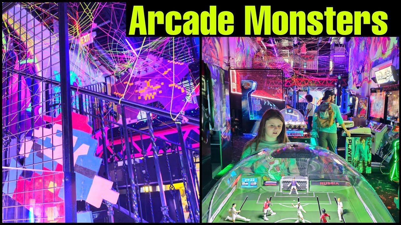 Best Arcade in Florida | Arcade Monsters Oviedo Location Full Tour of All Arcade Games
