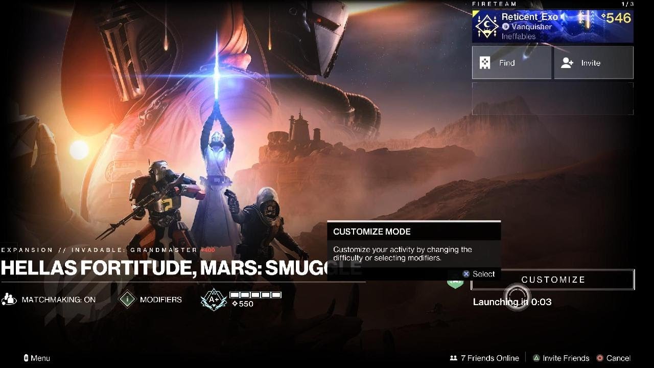 Destiny 2 Renegades: Hellas Fortitude, Mars Smuggle Mission