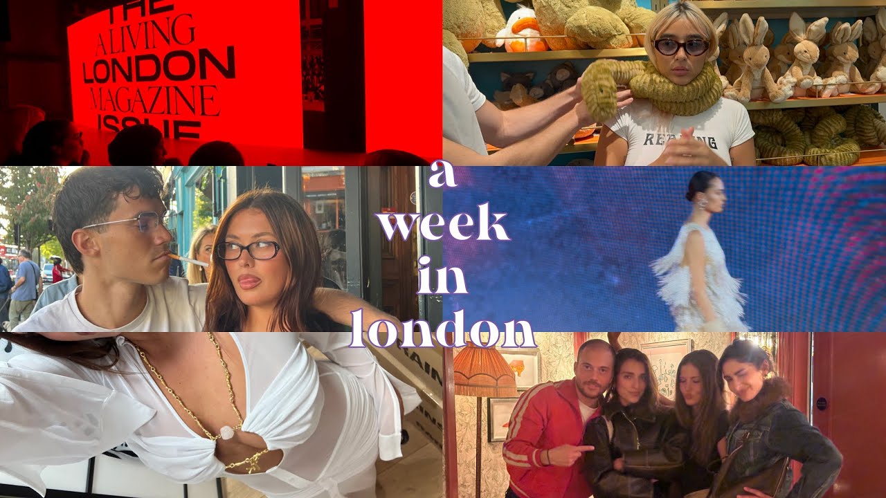 a week in london | forgotten vlog from september ! fashion week, unboxing pr, jellycats & more 💋