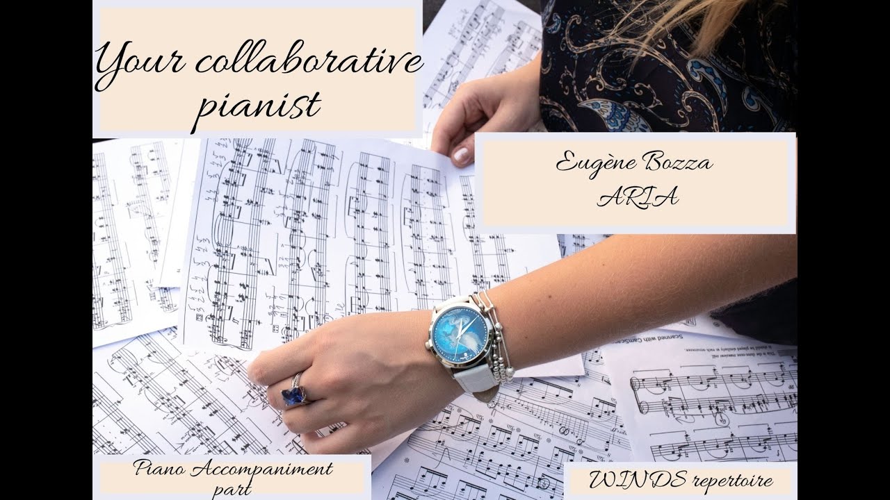Eugene Bozza: Aria - Piano Accompaniment part