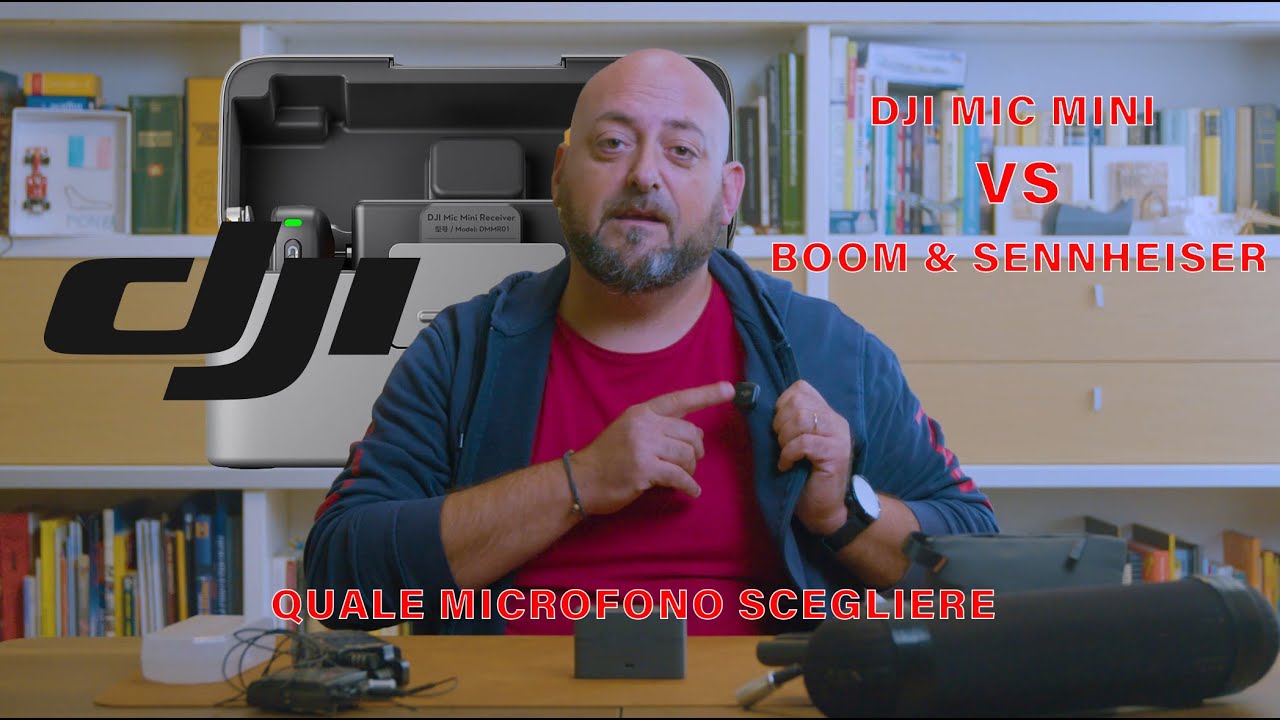 Parte3-DJI Mic Mini vs Boom & Sennheiser - quale microfono scegliere -  videomaking per principianti