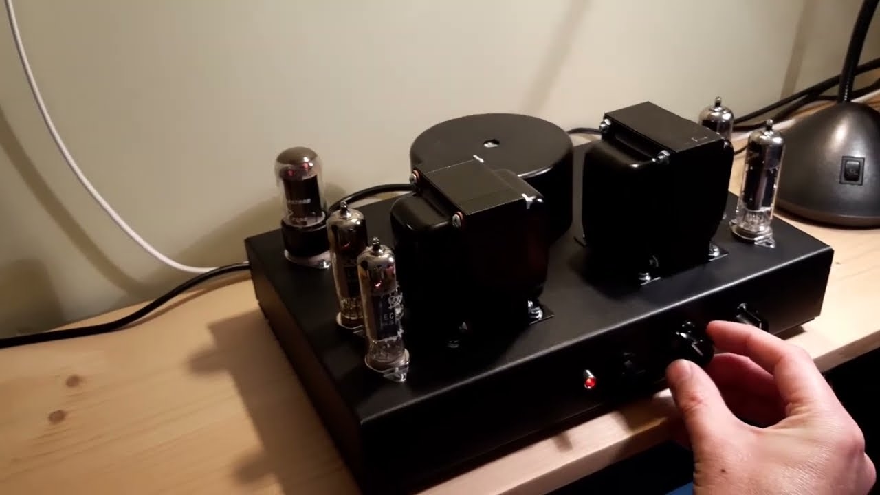 ECL805 push pull integrated amplifier build