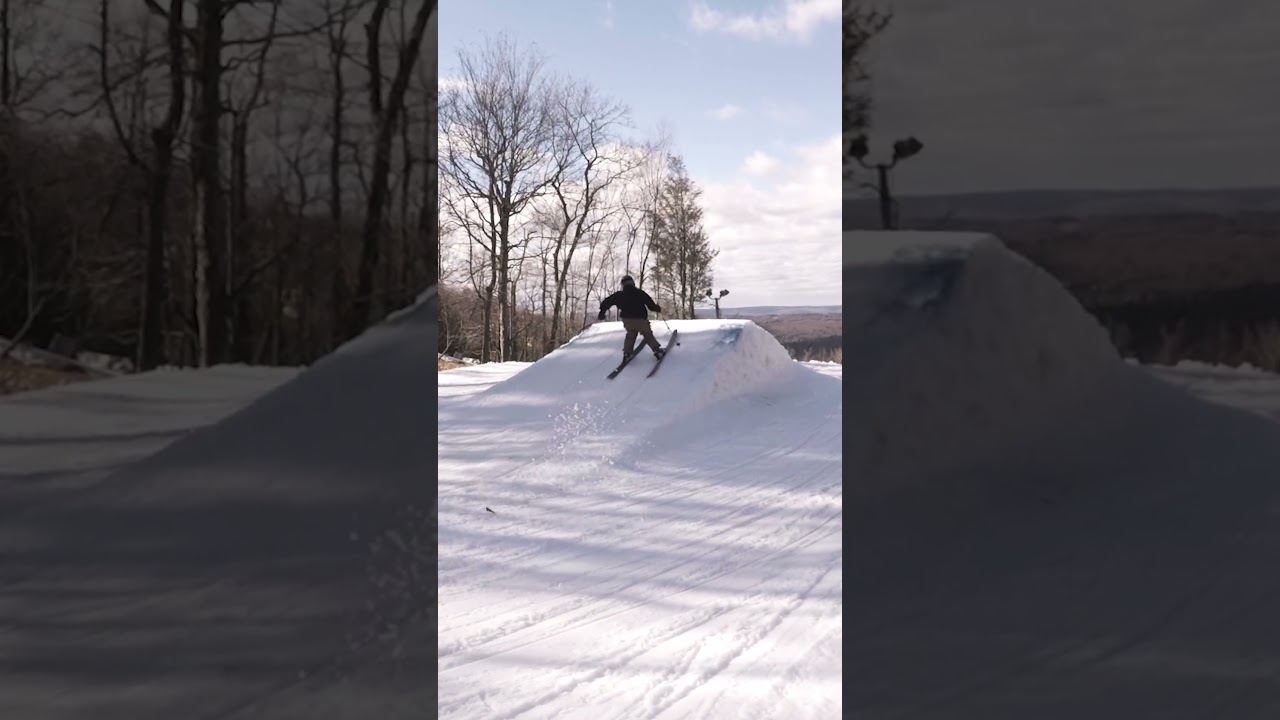 Park Skiing Progression 360 #skiing #bigair