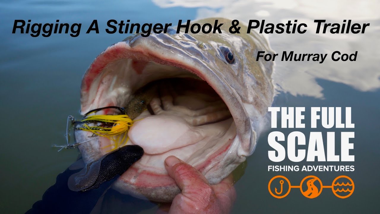 Spinnerbait Trailer and Stinger Hook For Murray Cod | Rigging | The Full Scale