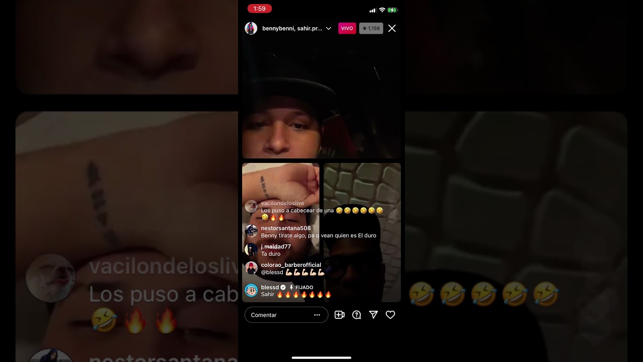 Benny benni live Gallo vs bachee millo gang
